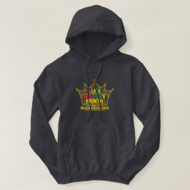 Black Excellence Krone – Schwarzer Geschichtsmonat Hoodie