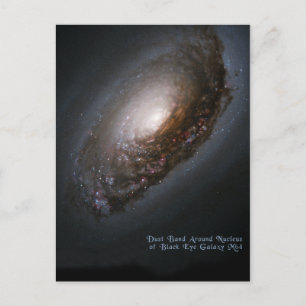 Black Eye Galaxy aka Sleeping Beauty Galaxy Postkarte