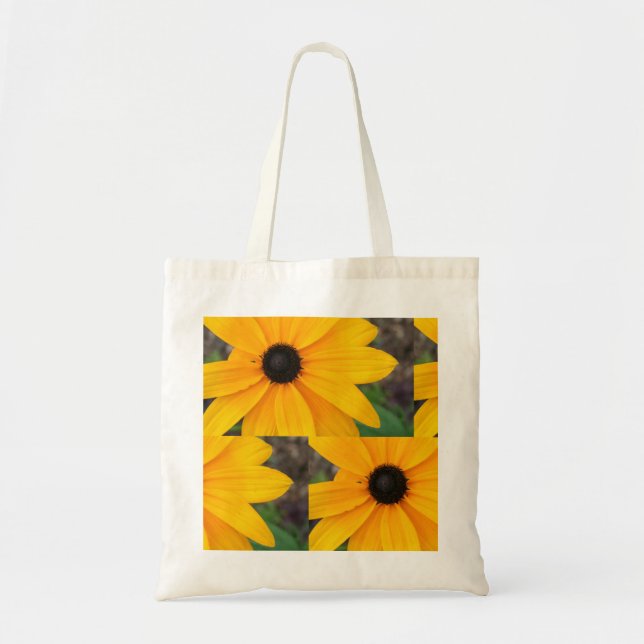 Black Eye Susan Blume Tote Beutel Tragetasche (Vorne)