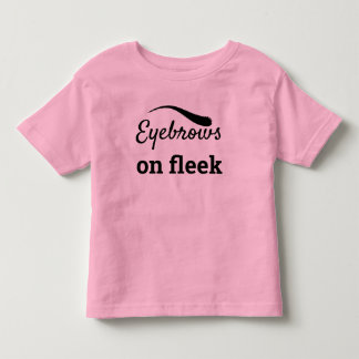 Black Eyebrows on Fleek Trendy Flawless Style, ZFJ Kleinkind T-shirt