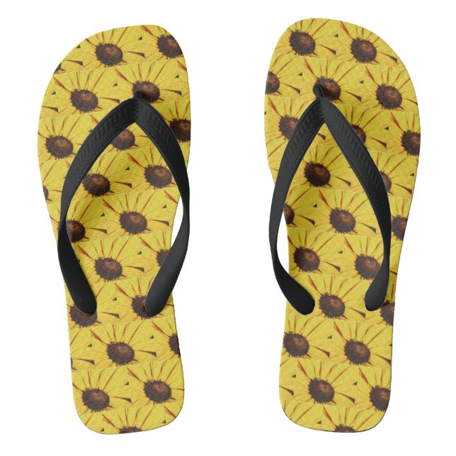 Black Eyed Susan Flip Flops (Fußbett)