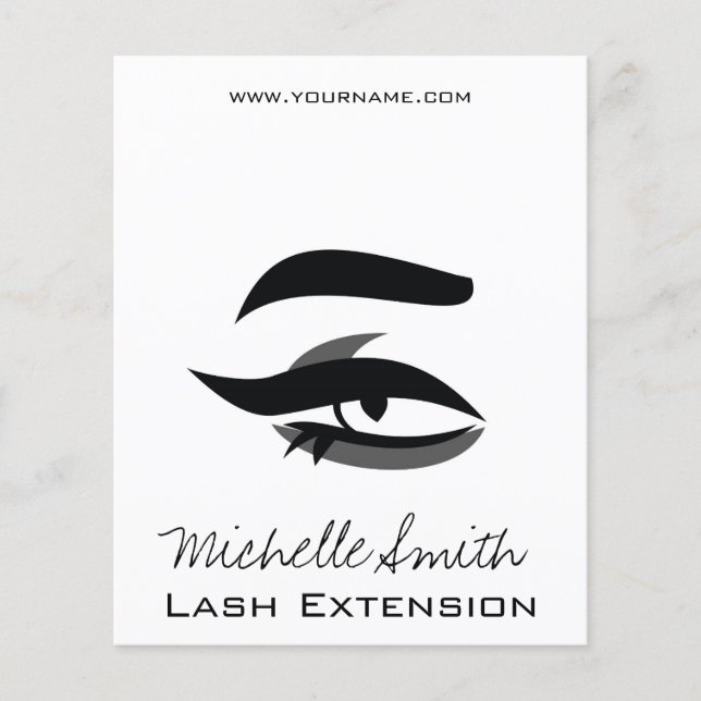Black Eyeliner lasche extension henna bilden Icon Flyer (Vorne)