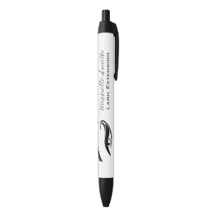 Black Eyeliner lasche extension henna bilden Icon Kugelschreiber