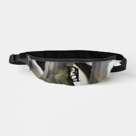 Black Fanny Pack Trend Abstrakte Kunst Bauchtasche