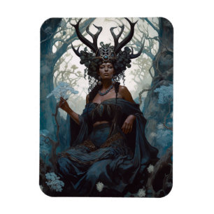 Black Fantasy Zauberei Magie Fantasie Magnet