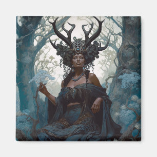 Black Fantasy Zauberei Magie Fantasie Magnet