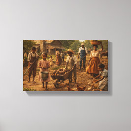 Black Farm Family Serie 1 Leinwanddruck