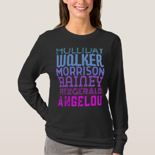 Black Female Artists Black History Month Writer T-Shirt