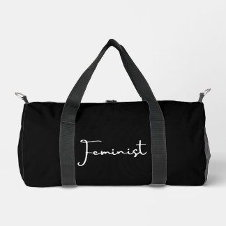 Black Feminist Gym Bag - Macht eure Arbeit Duffle Bag