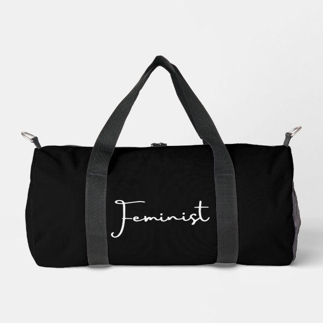 Black Feminist Gym Bag - Macht eure Arbeit Duffle Bag (Vorderseite)