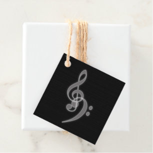 Black Fevor Tags für das benutzerdefinierte Musike Geschenkanhänger
