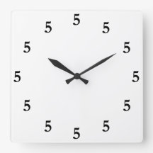 Black Five oClock Irgendwo auf Weiß