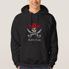 Black Flag Piratenschädel Hoodie
