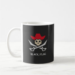 Black Flag Piratenschädel Kaffeetasse