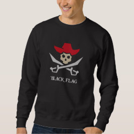 Black Flag Piratenschädel Sweatshirt