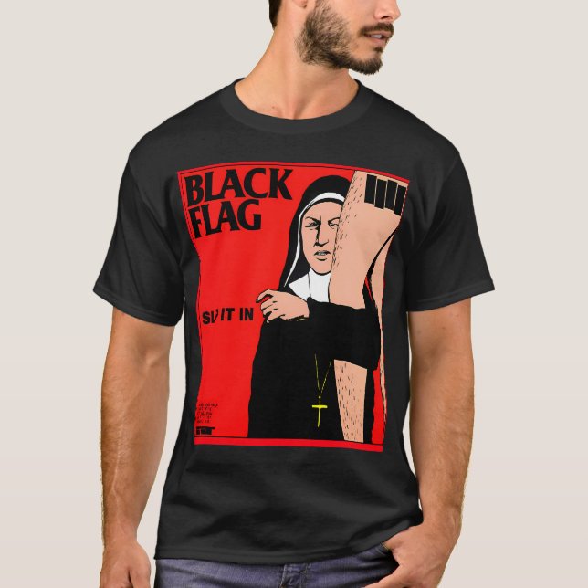 Black Flag Rockband T-Shirt (Vorderseite)