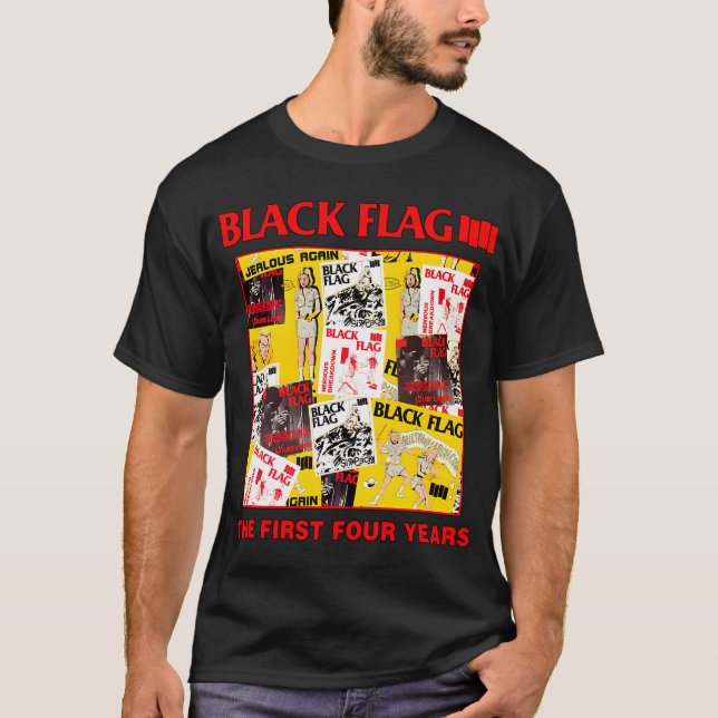 Black Flag Rockband T-Shirt (Vorderseite)