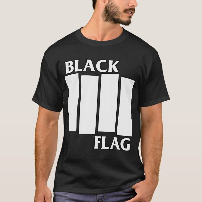 Black Flag Rockband T-Shirt (Vorderseite)