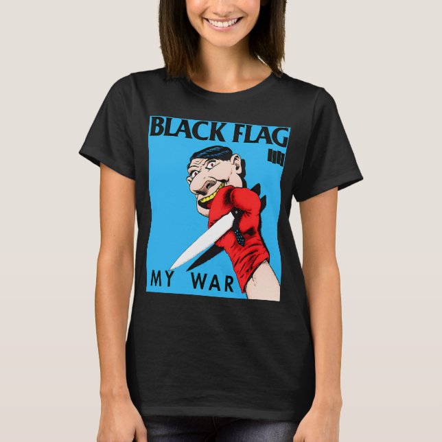 Black Flag Rockband T-Shirt (Vorderseite)