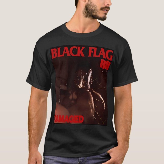 Black Flag Rockband T-Shirt (Vorderseite)