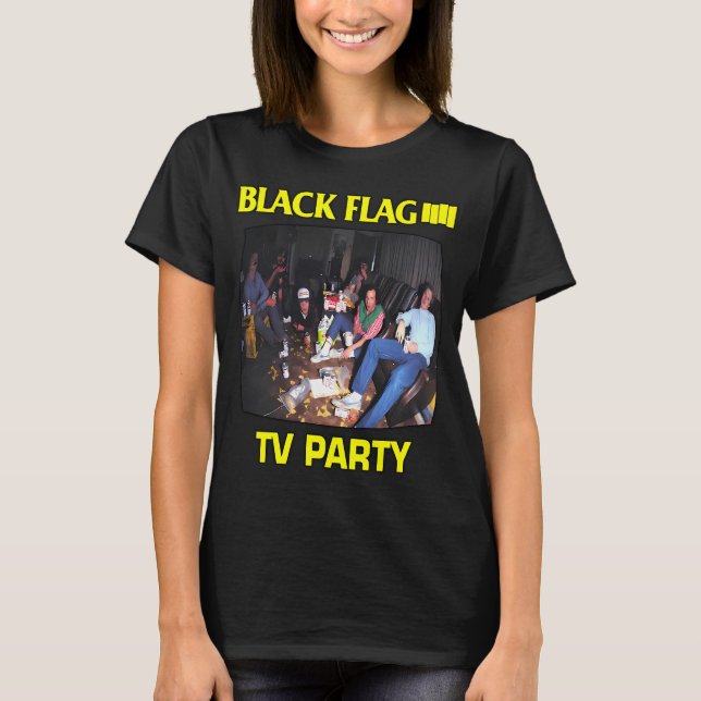 Black Flag Rockband T-Shirt (Vorderseite)