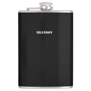 Black Flask 8oz Personalisierte Geschenke für Männ Flachmann