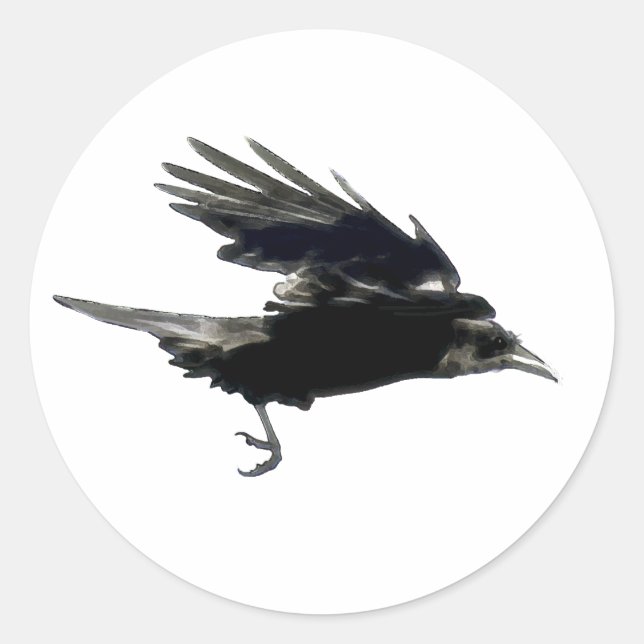 BLACK FLYY CROW Sticker Series (Vorderseite)