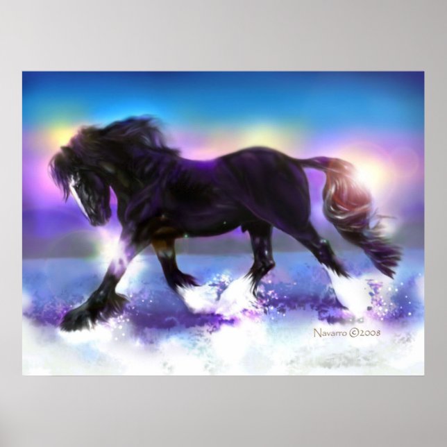 Black Foot Shire Poster (Vorne)