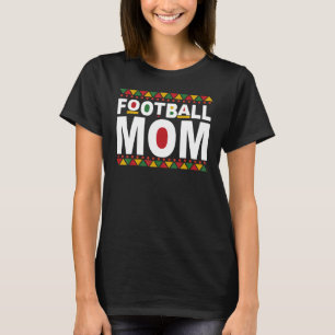 Black Football Mama Squad African American Footbal T-Shirt