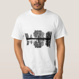 Black Forest River Art - Dark Mysterious Nature T-Shirt