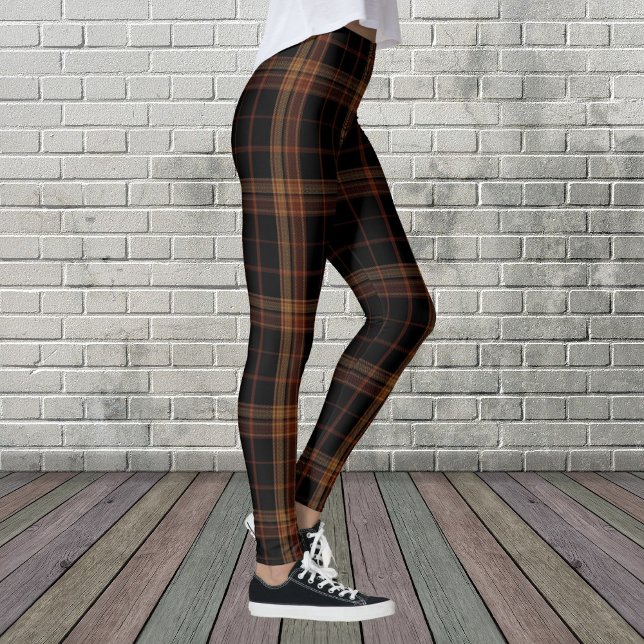 Black Forest Scottish CLAN Tartan Women's Leggings (Von Creator hochgeladen)