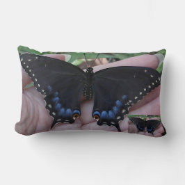 Black Frack Butterfly #1 Lendenkissen