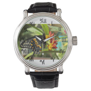 Black Frack Butterfly #2-watch Armbanduhr