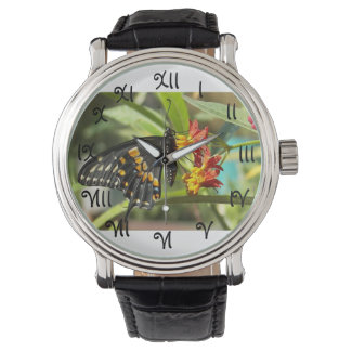 Black Frack Butterfly #2-watch Armbanduhr