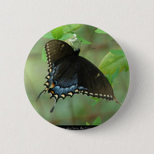 Black Frack Butterfly - Liebe Geschenke & Bekleidu Button