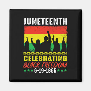 Black Freedom 19. Juni 1865 Juneteenth African Ame Magnet