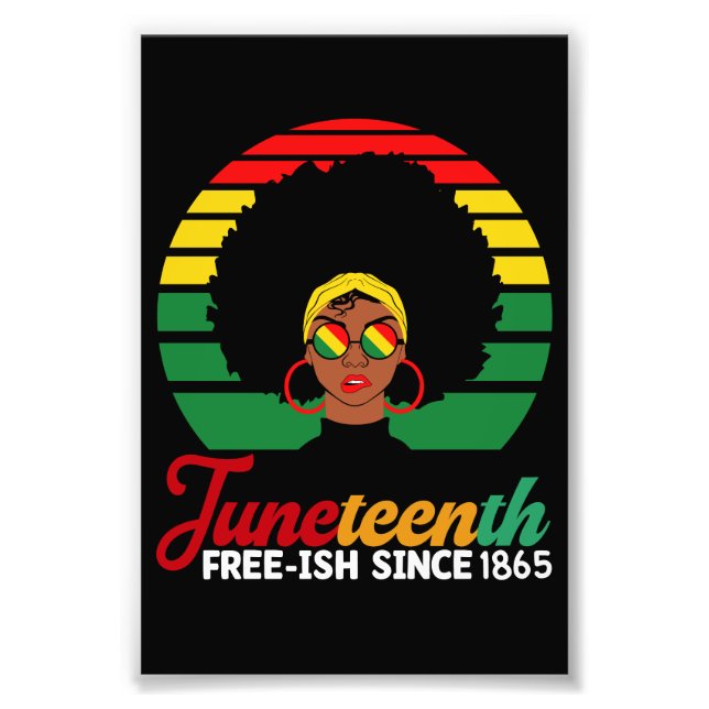 Black Freedom Free Ish seit 1865 19. Fotodruck (Vorne)