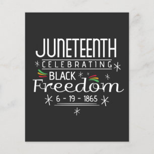 Black Freedom Juneteenth Flyer