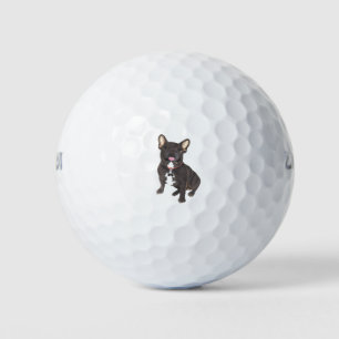 Black French Bulldog Collection Golfball