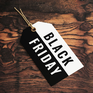 Black Friday Clothing Sale Discount Hang Tags Geschenkanhänger