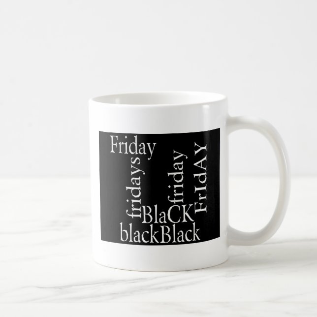Black Friday Design Kaffeetasse (Rechts)