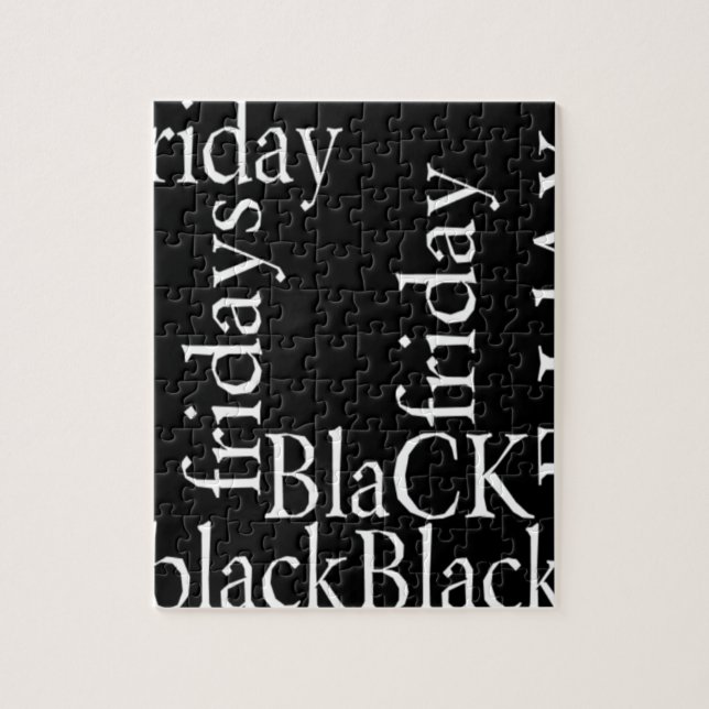 Black Friday Design Puzzle (Vertikal)