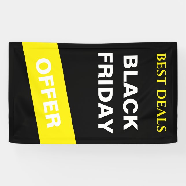 Black Friday Sale Modern Business Promotion Banner (Horizontal)