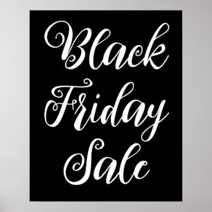 Black Friday Sale Sign, Retail Store Sale Poster