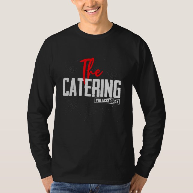 Black Friday Shopping Team Catering Matching Coupl T-Shirt (Vorderseite)