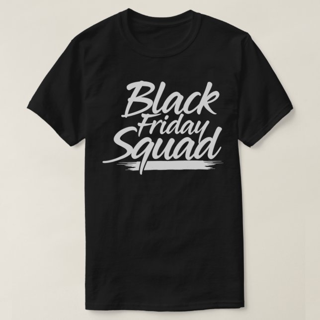 Black Friday Squad Funny Christmas Erntedank Sh T-Shirt (Design vorne)
