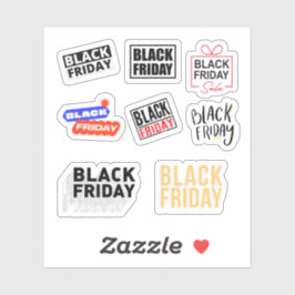 Black Friday Stickers Aufkleber
