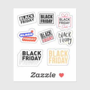 Black Friday Stickers Aufkleber