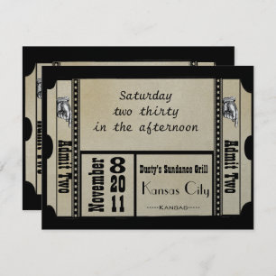 Black Funky Textured Wirbel Wedding Response Cards Einladung