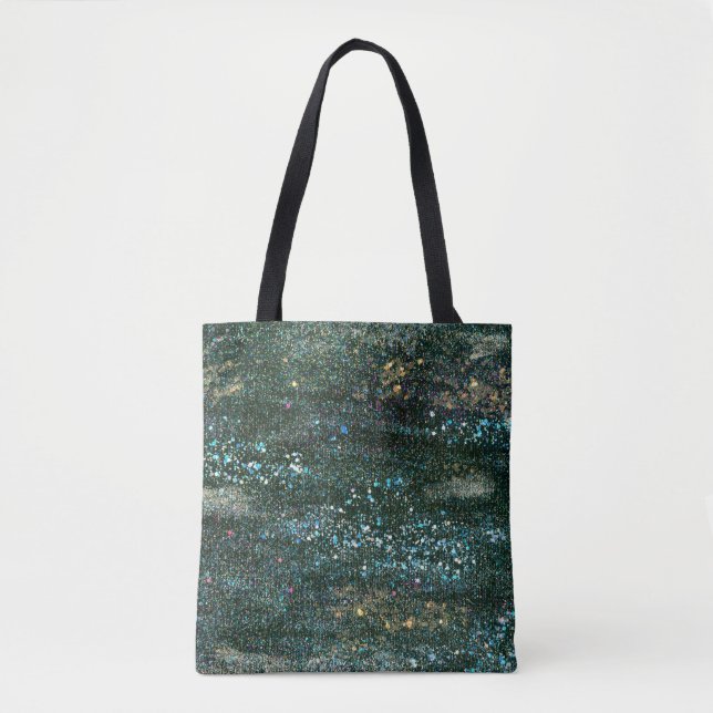 Black Galaxy Tote Bag (Vorderseite)
